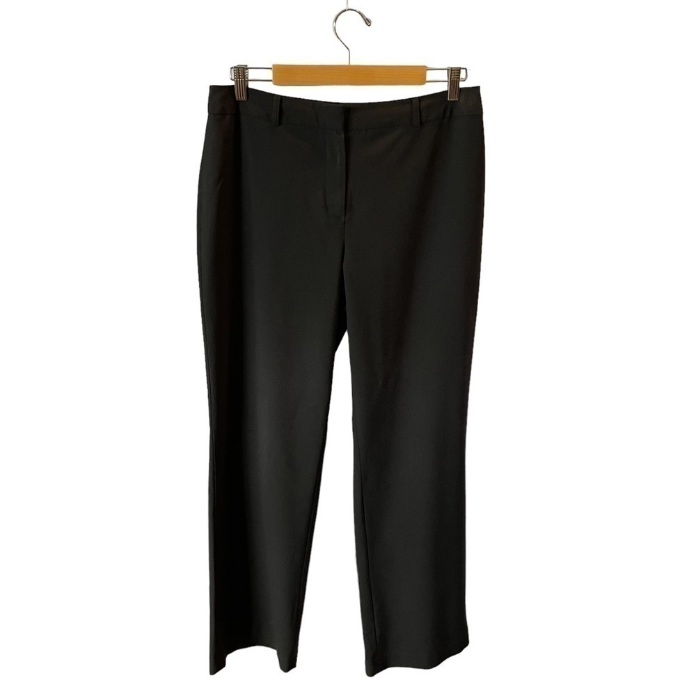 JONES of New York Wide Leg Wool Blend Pants Black Size 10